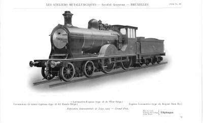 <b>Locomotive-express (type 18 de l'Etat Belge</b>